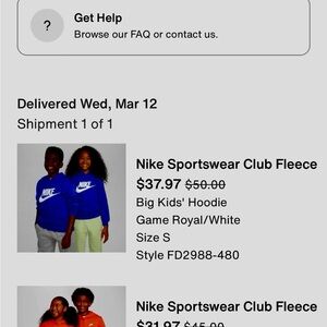 Nike Sportswear Club Fleece Big Kids' Hoodie
